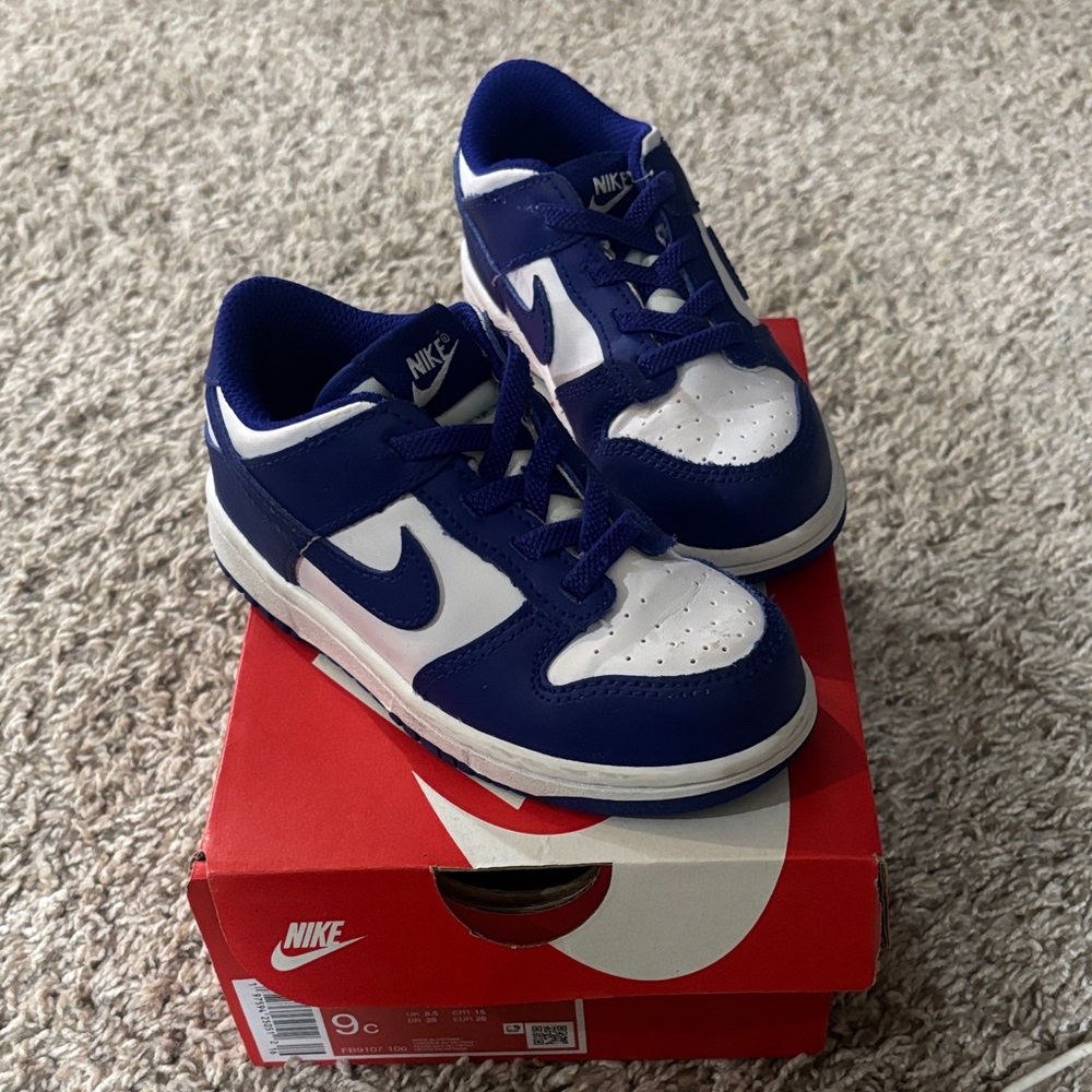 Nike Dunk Low (TDE) White/Concord-University Red